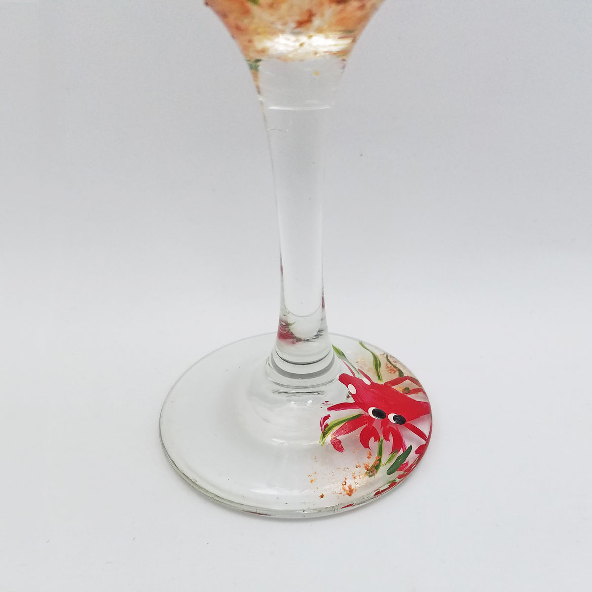 DJ Stemmed Wine Glass - Crab Red – Shop Whimsicality